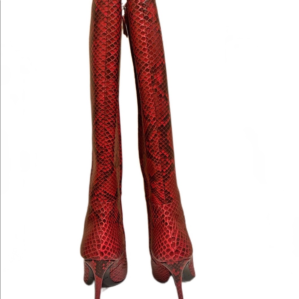 Michael Kors Collection Vesey Python Boots - image 4